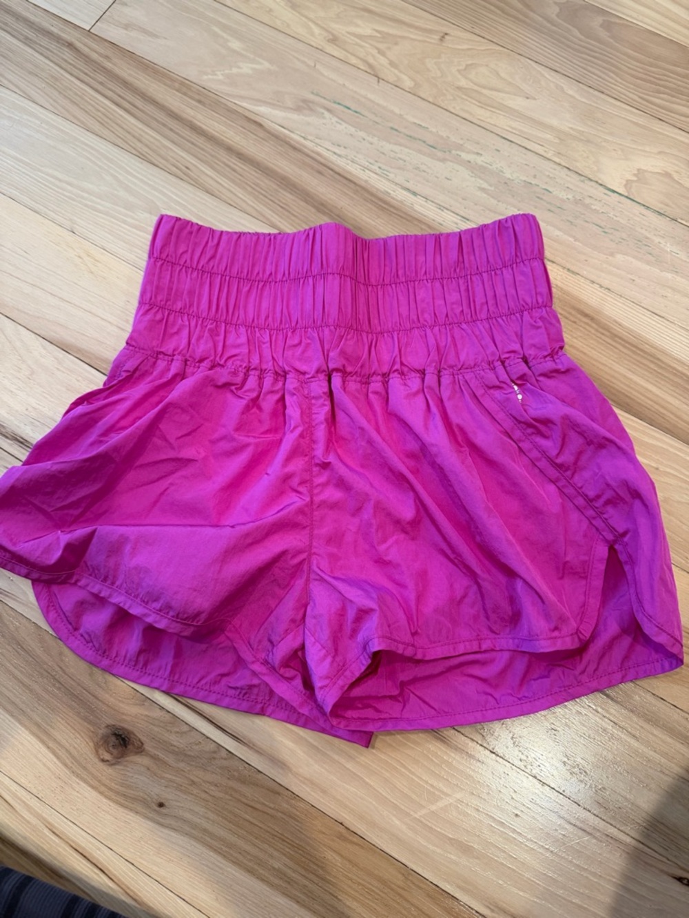 Free People Movement "The Way Home" shorts in a vibrant pink- XS
